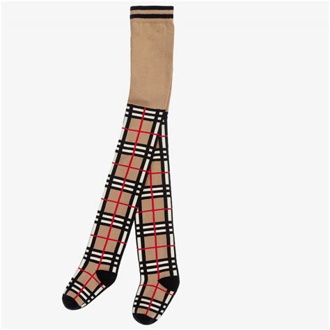 burberry girls tights.